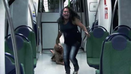 Una aterradora broma en el metro de Brasil dejó sin aliento a sus víctimas