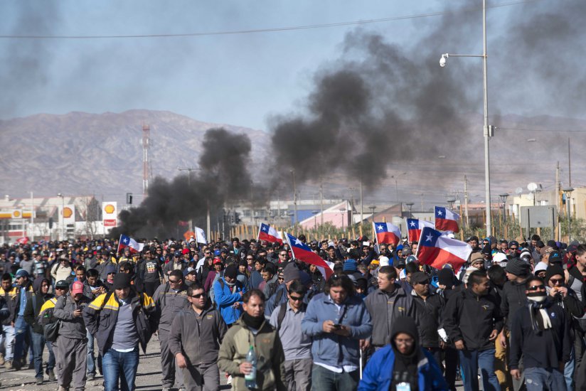 Balance diario de la huelga en las distintas divisiones de Codelco