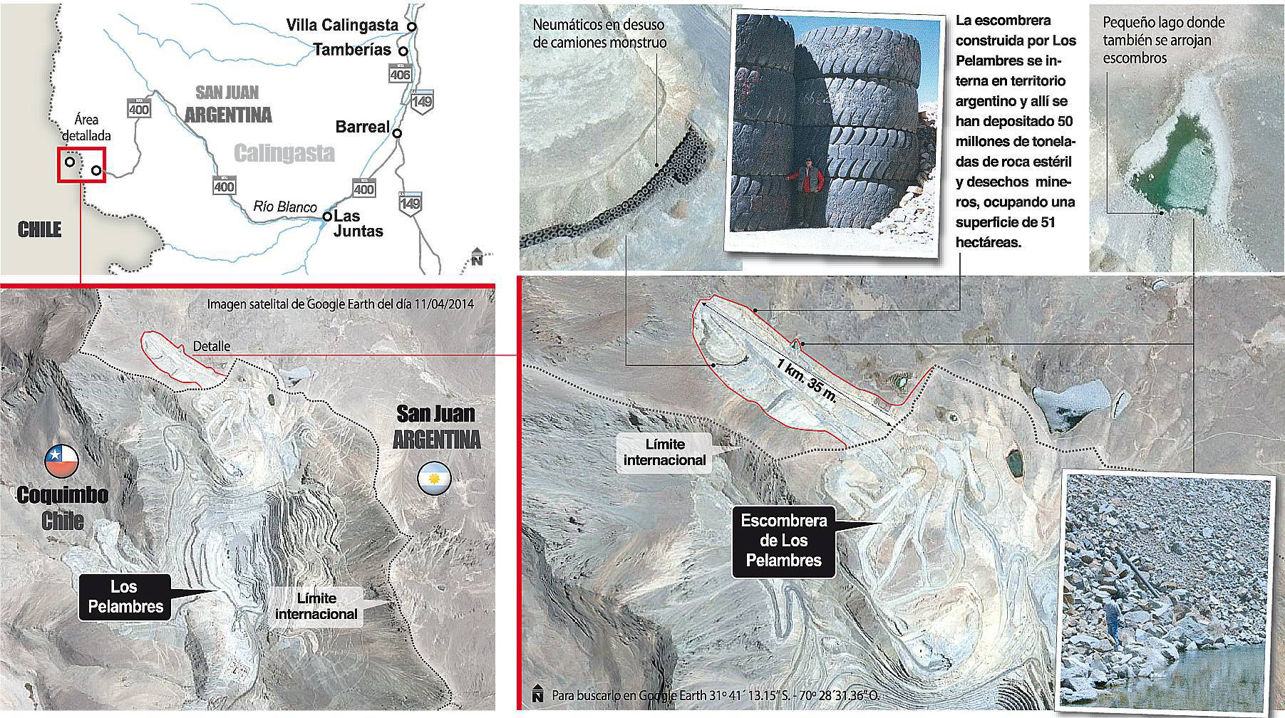 Glencore demanda a minera del Grupo Luksic el retiro de 50 millones de toneladas de roca de su propiedad y la rehabilitación ambiental de la zona afectada