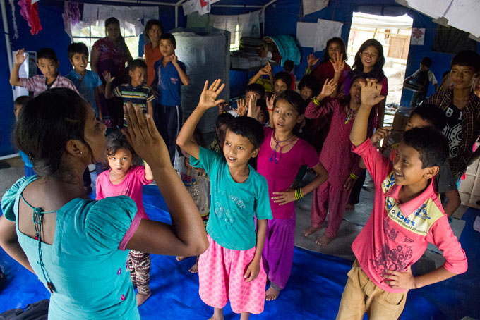 Después del terremoto: hablan los niños y niñas de Nepal