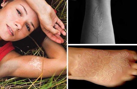 Estos 15 hermosos tatuajes de tinta blanca te dejarán sin aliento