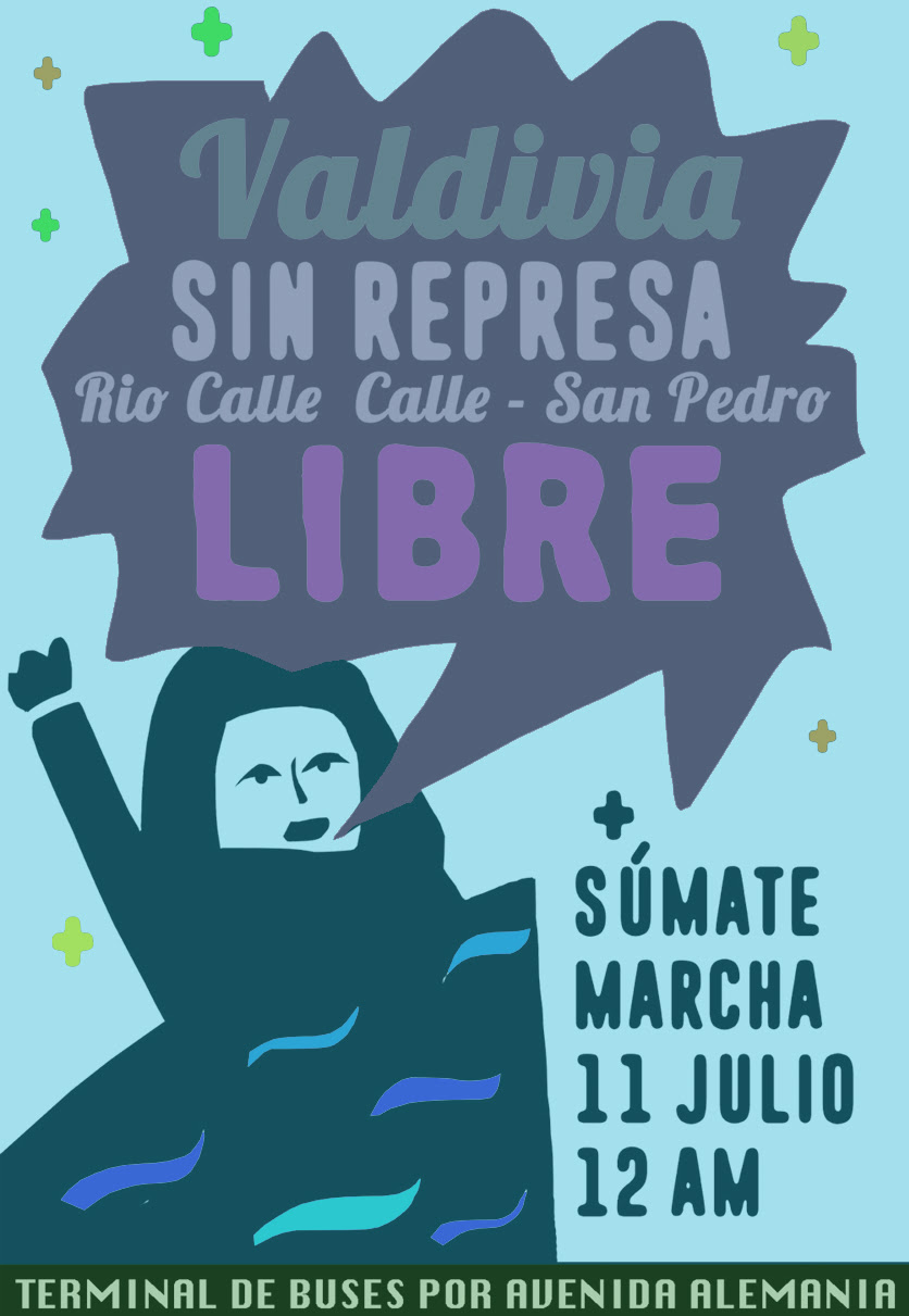 Mañana todo listo en Valdivia para marcha por la defensa de los ríos Calle Calle y San Pedro