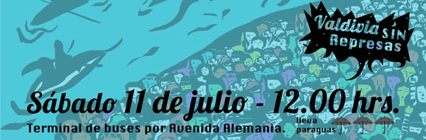 Valdivia: 23 organizaciones sociales convocan a coloquio y a marcha por la defensa de los ríos Calle Calle y San Pedro