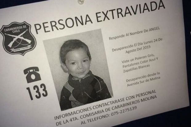 Autopsia da resultados de causa de muerte de niño de 4 años que estaba desaparecido en la comuna de Molina