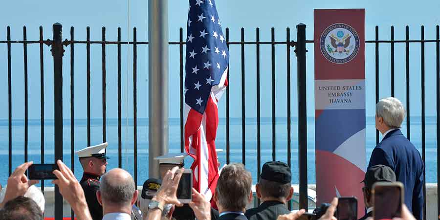 Kerry tras el izado de la bandera de EEUU en Cuba: “No hay nada que temer”