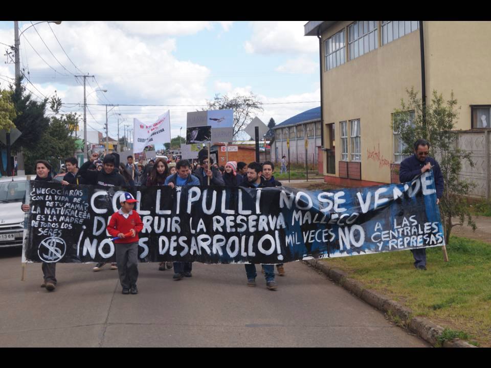Resistencia en Collipulli a invasión hidroeléctrica