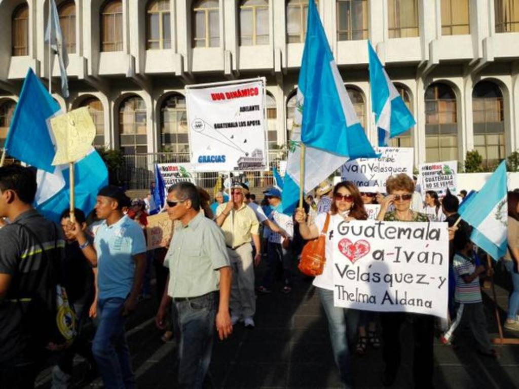 Protestas contra la corrupción en Guatemala