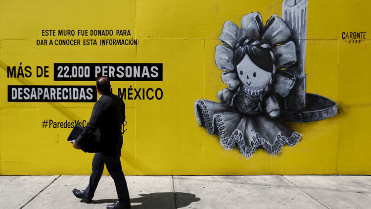 En México desaparece una persona cada dos horas