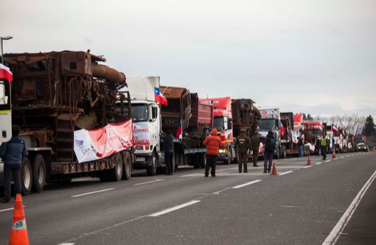 Con restricciones autorizan marcha de camioneros  por la Alameda