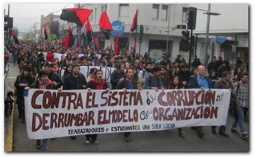 Movimientos sociales respaldan a estudiantes de Temuco