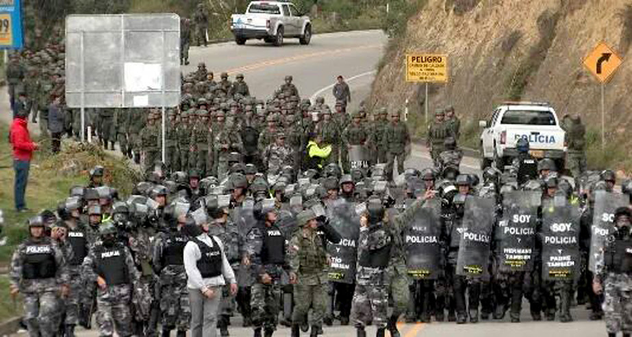 18 organizaciones chilenas condenan represión a protestas que buscan que se cumpla la Constitución en Ecuador