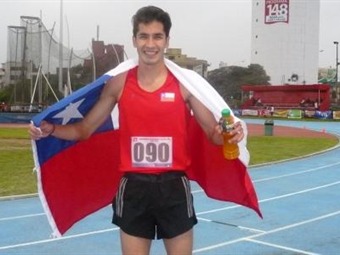 Chileno a semifinales de 1500 metros