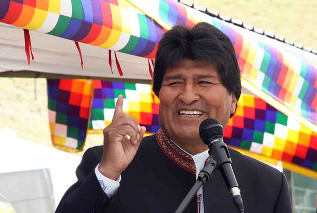 Evo Morales declara el 2 de agosto como Día del Antimperialismo