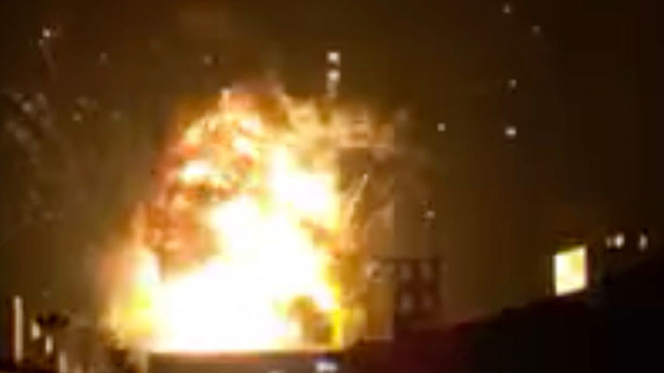 China: Una nueva fuerte explosión se produce en una fábrica química