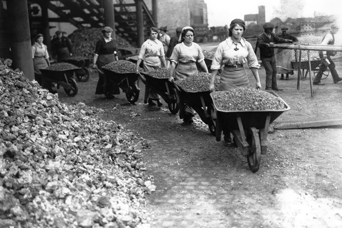 Fotos históricas de mujeres trabajando durante la primera guerra mundial