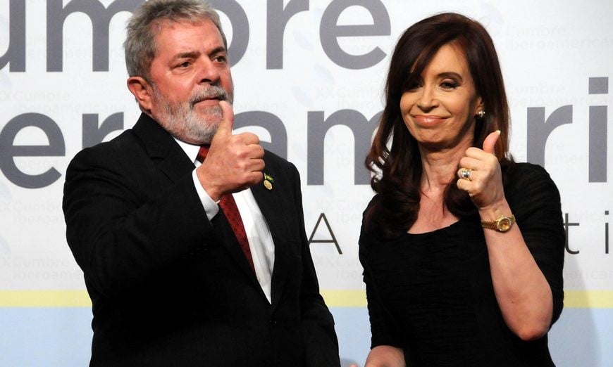 Lula Da Silva: “Cristina Kirchner deja la presidencia como una heroína vencedora”