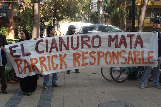 La Barrick Gold se encuentra suspendida sin plazo por el derrame de cianuro en San Juan