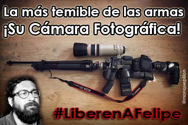 Grupo ultraderechista se adjudica el seguimiento del fotógrafo independiente detenido ayer