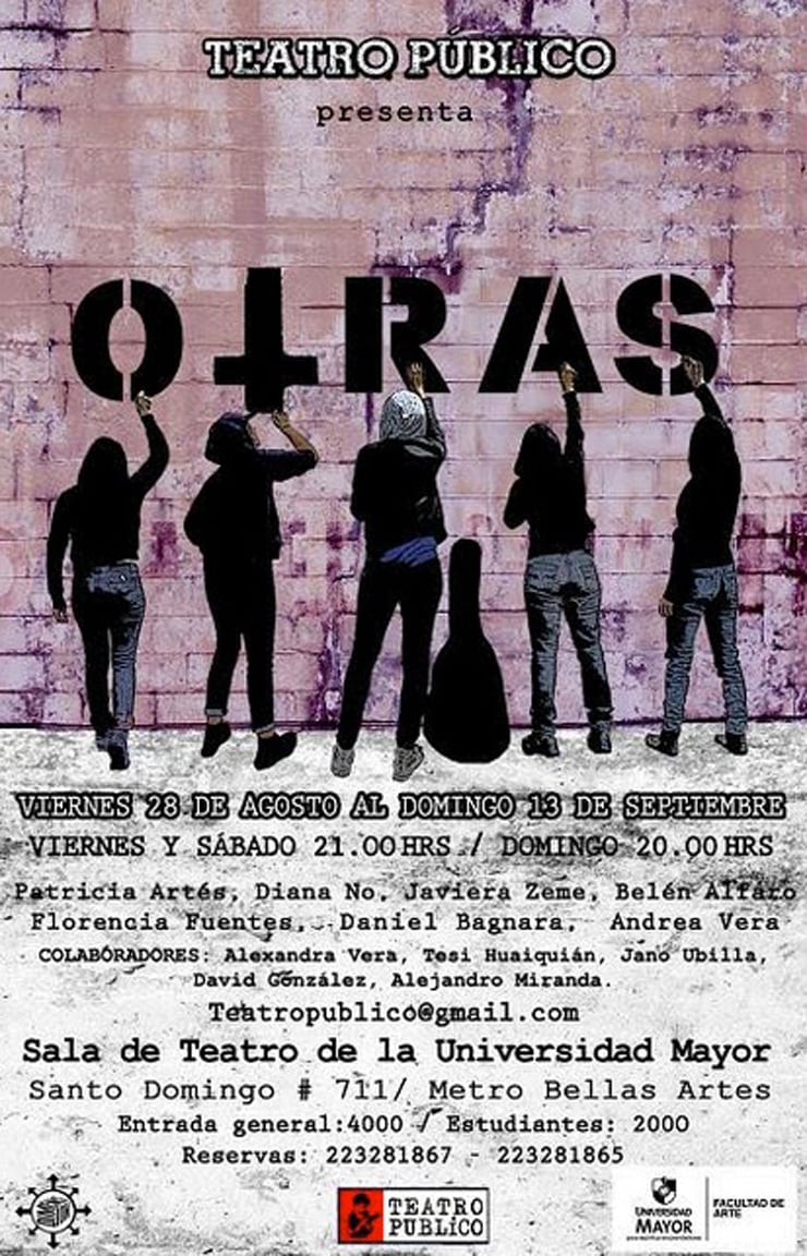 Vuelve la obra «Otras», el quinto montaje de Teatro Público