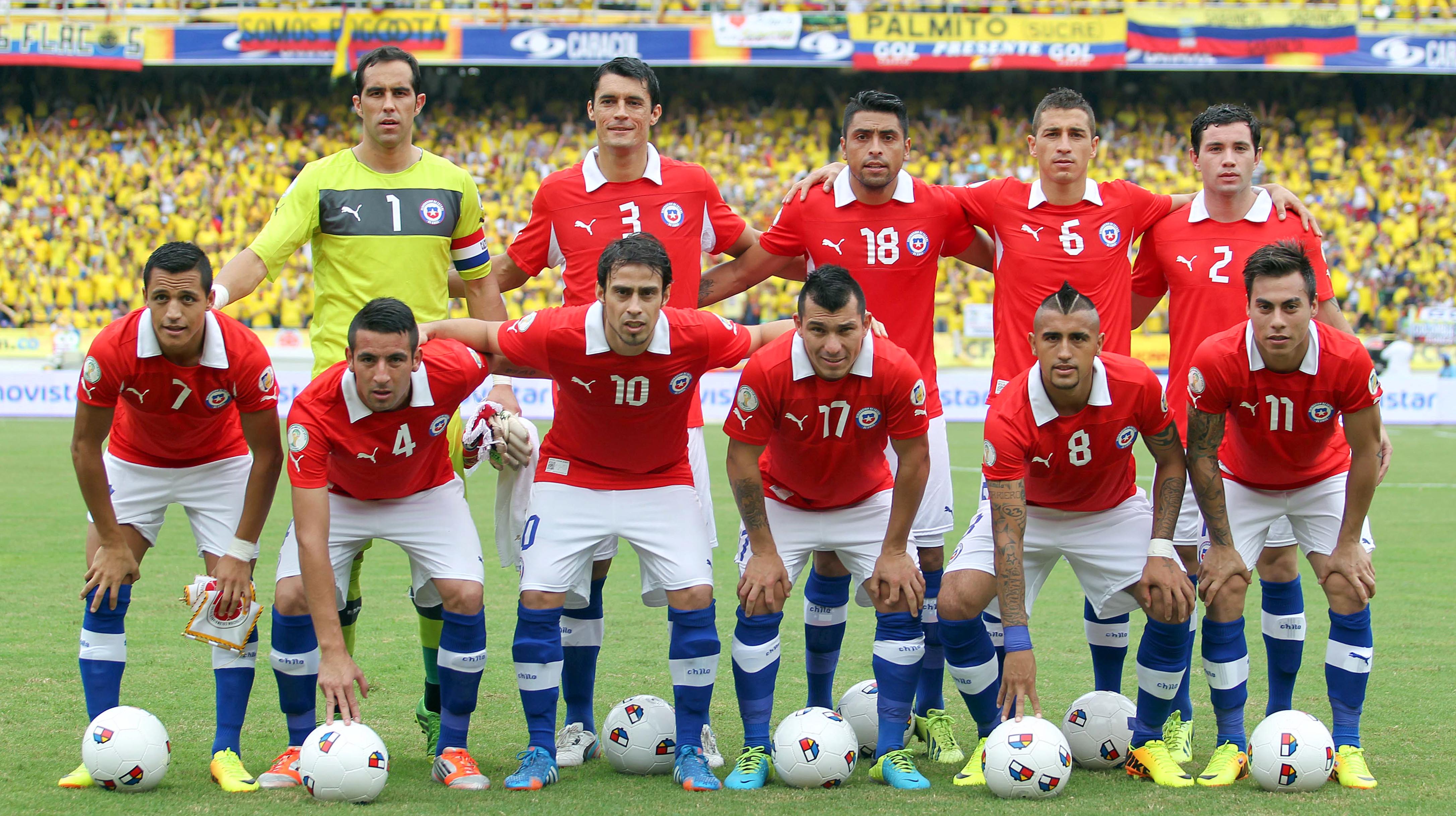 Chile, la octava mejor selección del mundo
