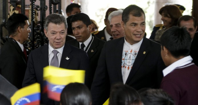 Presidentes de Colombia y Venezuela inician reunión sobre crisis fronteriza