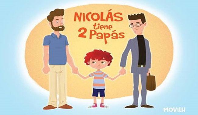 «Nicolás tiene 2 papás» será presentado en Feria del Libro de Mendoza