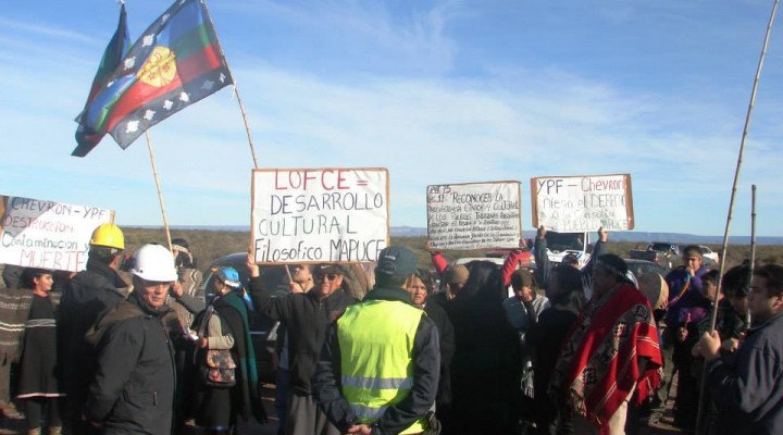 Mapa de luchas indígenas en Puelmapu
