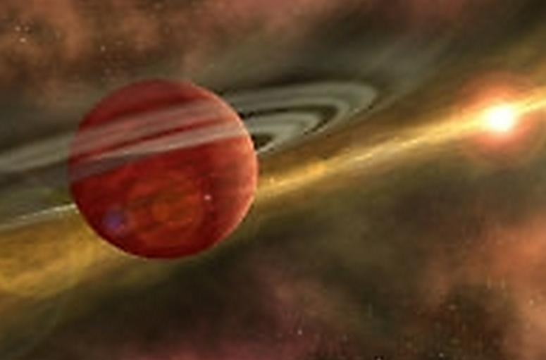 Planetas gigantes rondarían de cerca estrellas jóvenes