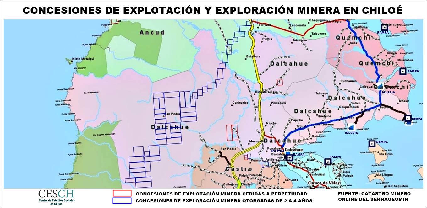 Chiloé sufre ataque extractivista: la isla está siendo invadida por concesiones mineras