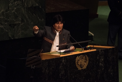 Evo Morales dice en la ONU que Bolivia “tarde o temprano” volverá al mar de modo pacífico