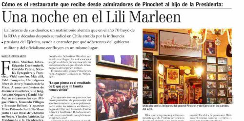 Figuras de la Concertación se toman selfies en el Lili Marleen, guarida de pinochetistas