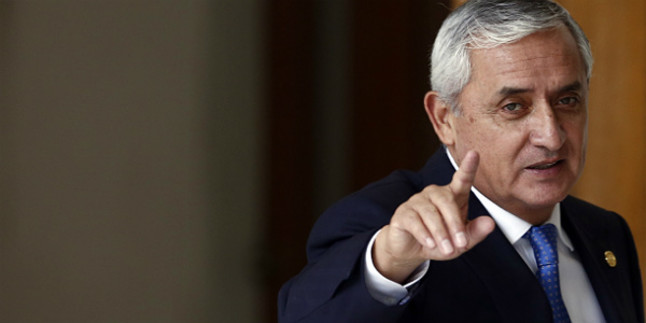 Expresidente de Guatemala Otto Pérez acusa a EEUU de manipular la justicia