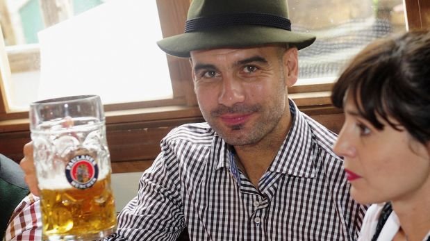 Guardiola confesó su gusto por la cerveza