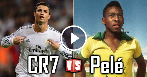 ¿Quién es mejor? Cristiano Ronaldo v/s Pelé comparados en vídeo: goles y habilidades