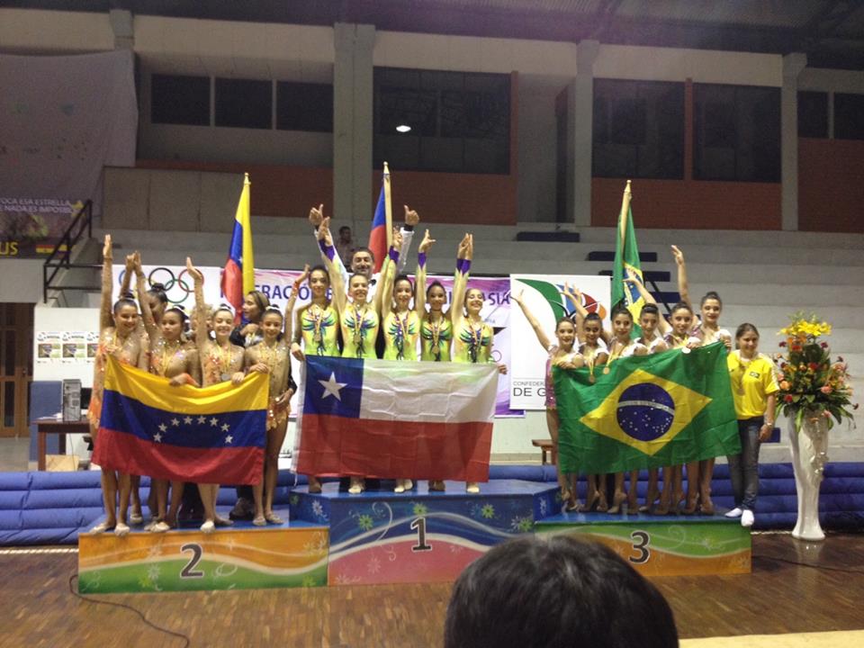 Chile se coronó campeón sudamericano junior de Gimnasia Rítmica