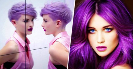 Color púrpura: La última tendencia para teñir tu cabello