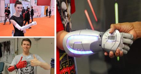Prótesis unen la tecnología biónica con la magia del cine