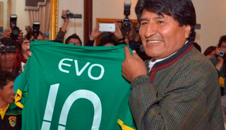 La promesa de Evo Morales a la Selección de Bolivia si clasifica a Rusia 2018