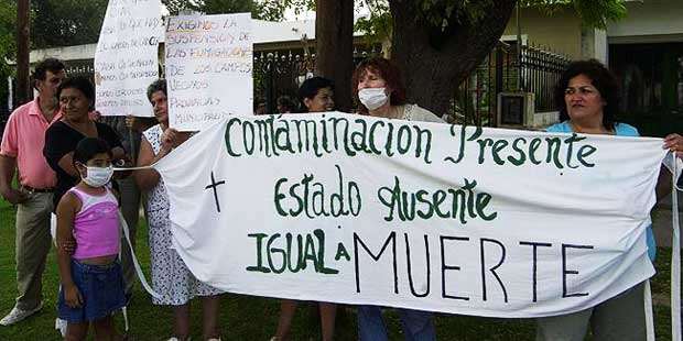 Agrotóxicos en Argentina: Se solicita la intervención de la Comisión Interamericana de Derechos Humanos