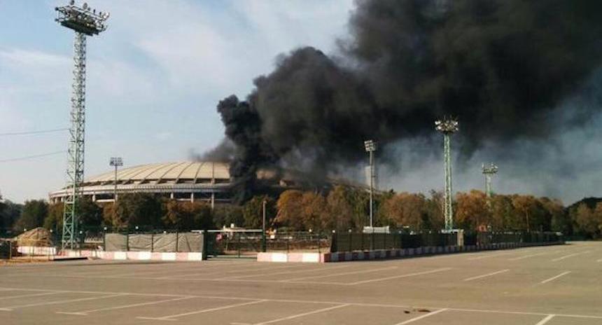Se incendió estadio donde se planifica jugar la final de Rusia 2018