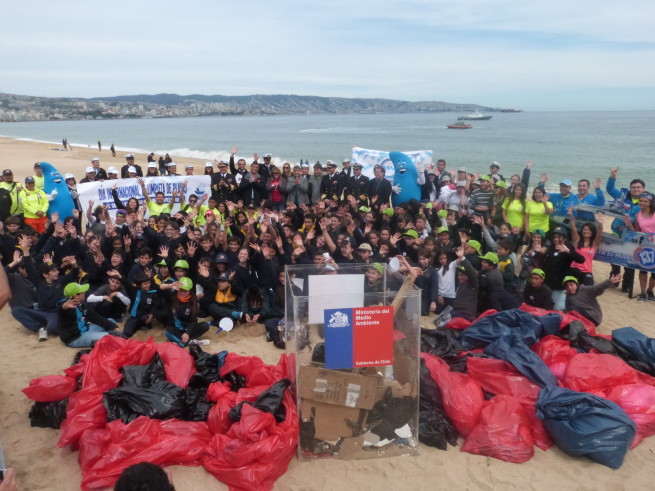 Medio Ambiente Celebra Día Internacional de Limpieza de Playas 2015 en Viña del Mar