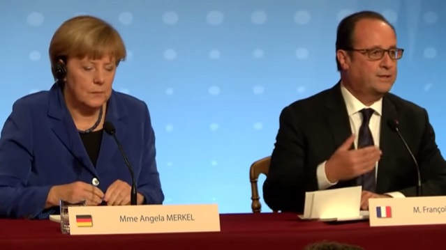 Merkel busca una nueva forma de reparto
