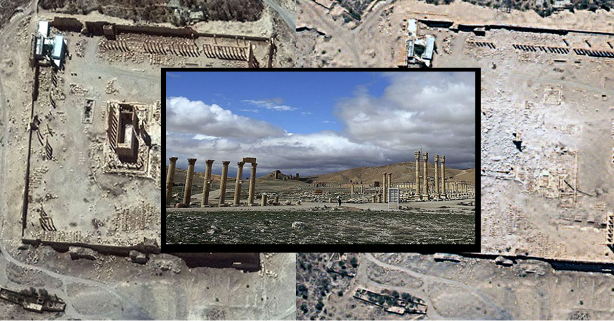 El antes y el después de la destrucción de los tesoros Palmira por parte de Estado Islámico