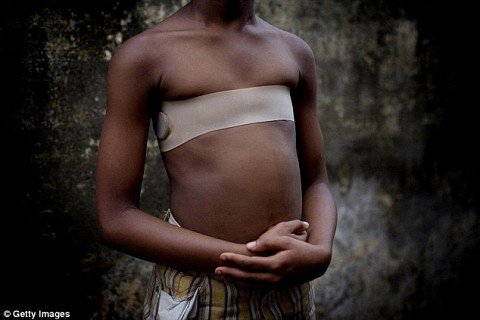 Las niñas estan PLANCHANDO sus pechos para esconder su pubertad en África