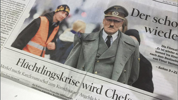Portada polémica: Un diario alemán publica la efigie de Hitler junto a un texto sobre los refugiados