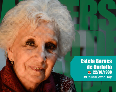 #UnDíaComoHoy Nacía Estela de Carlotto
