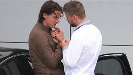 Piqué desarchiva la polémica por foto con Ibrahimovic