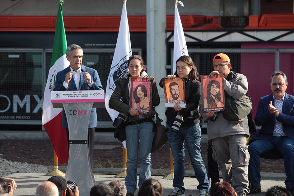 Fotoperiodistas exigen a Jefe de Gobierno de la Ciudad de México resolver el caso Narvarte