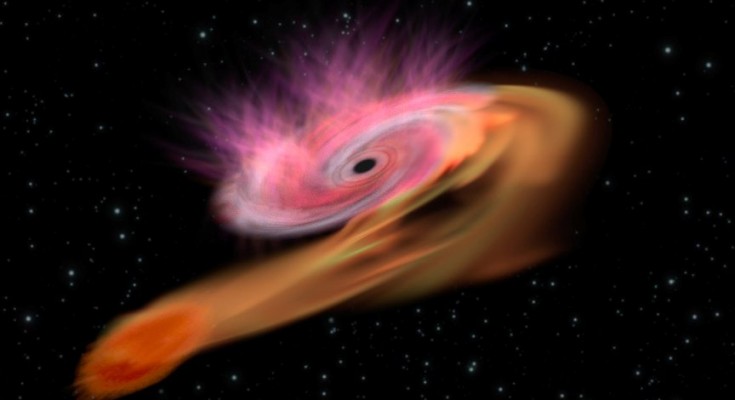 Astrónomos ven un agujero negro tragándose a una estrella en detalle + VIDEO