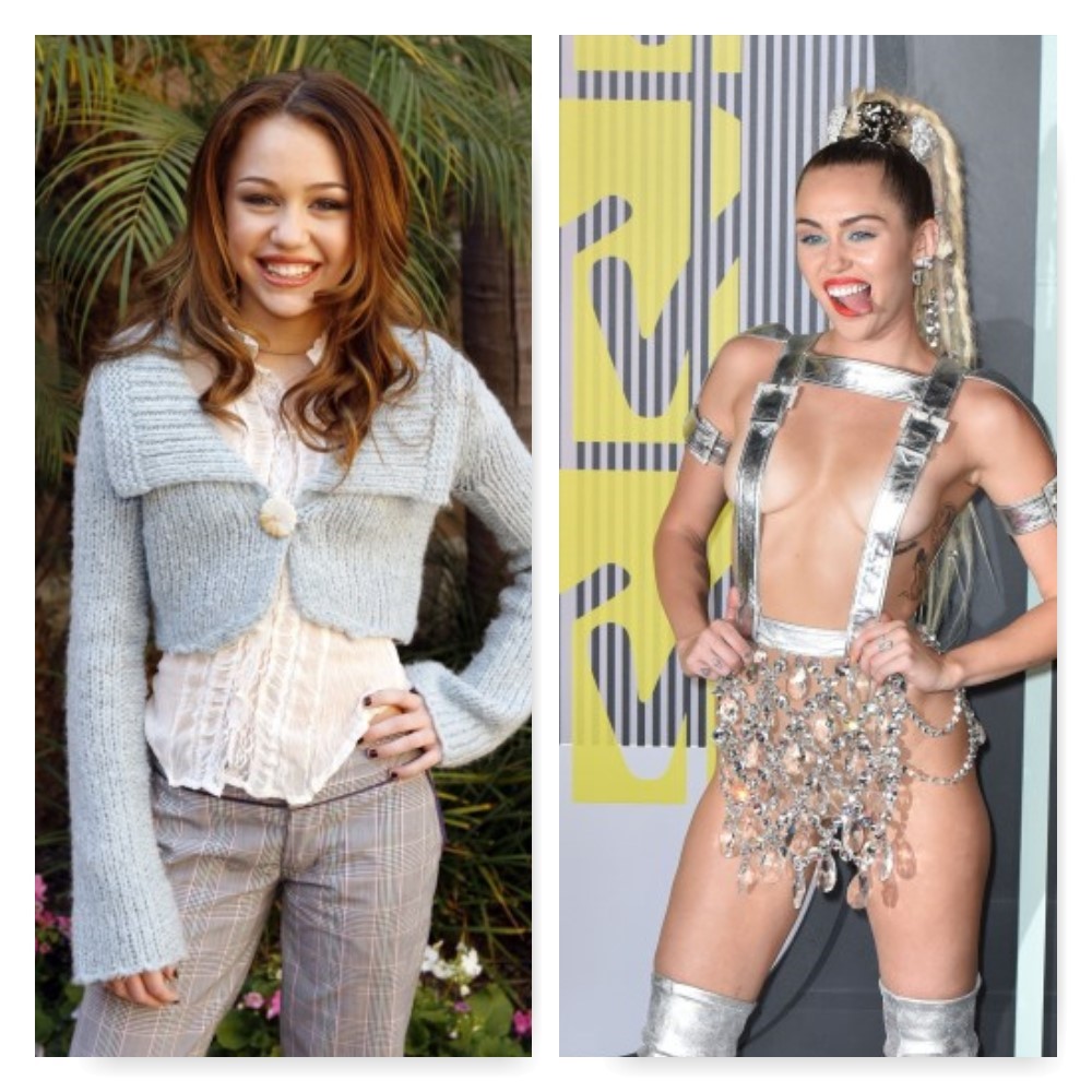 La transformación de Miley Cyrus a través del tiempo